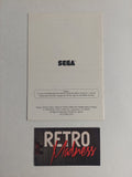 Sega Game Gear Instruction Manual ONLY