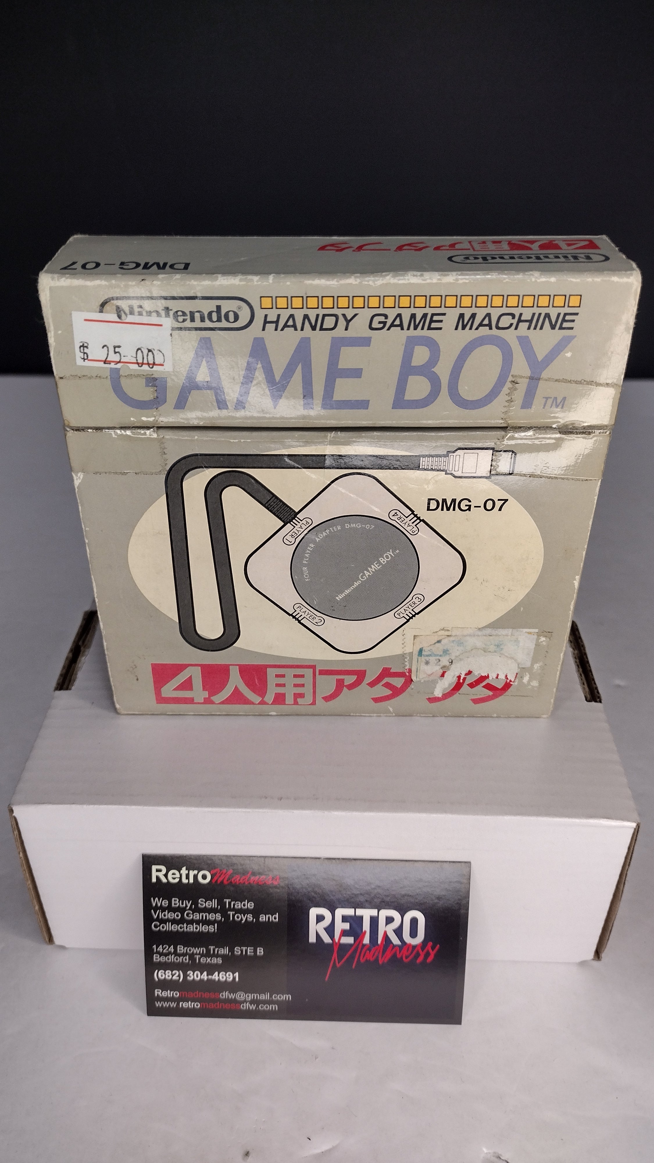 Nintendo Game Boy 4 Player Adapter DMG-07 Japan Import GB Boxed