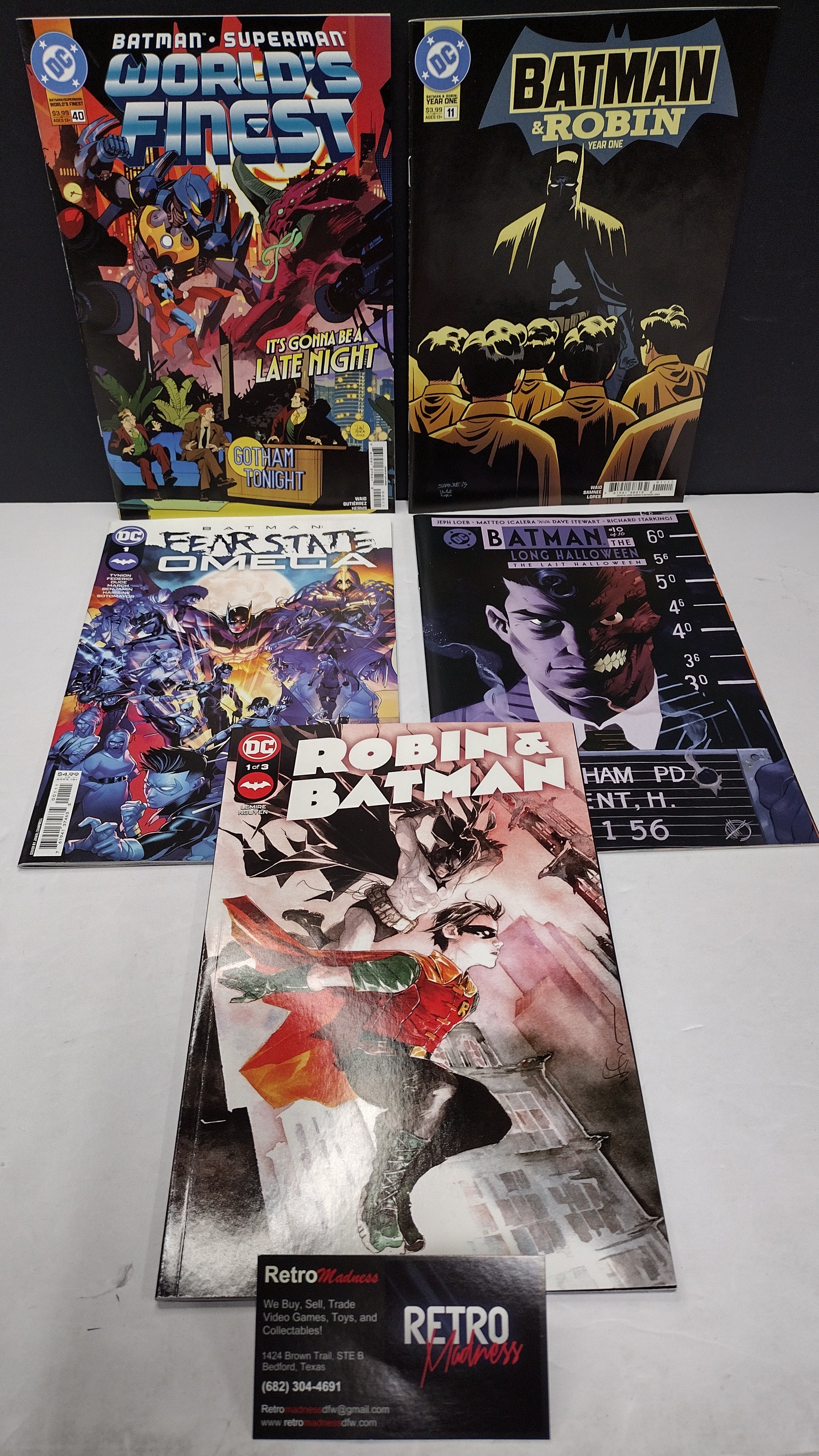 DC Comics Modern Era Lot – 5 Book Set - Lot K (Brand New / Unread ...