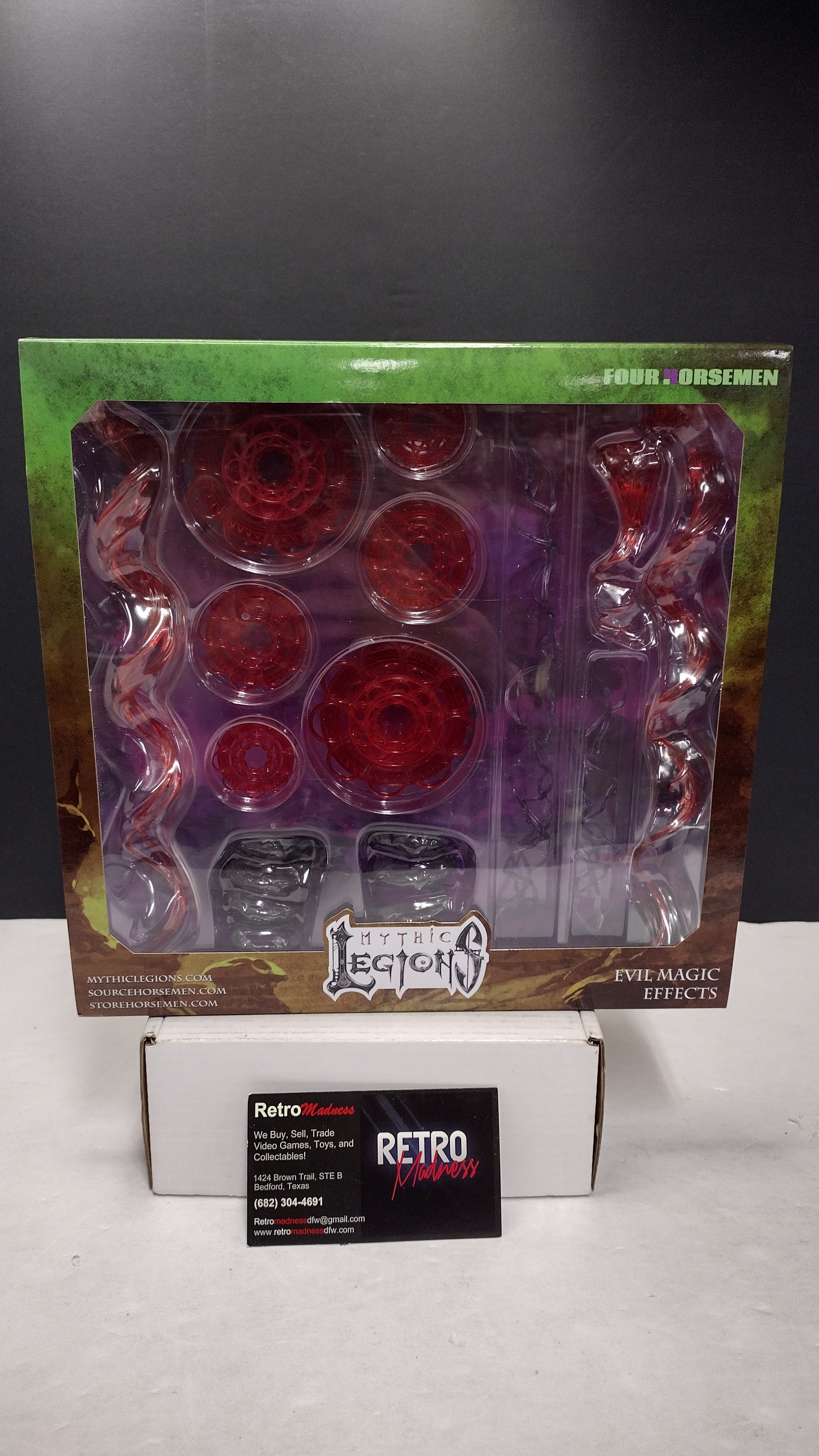 Four Horsemen Mythic Legions Poxxus Wave: Evil Magic Effects Pack (1/12 Scale Accessory Set - Used)