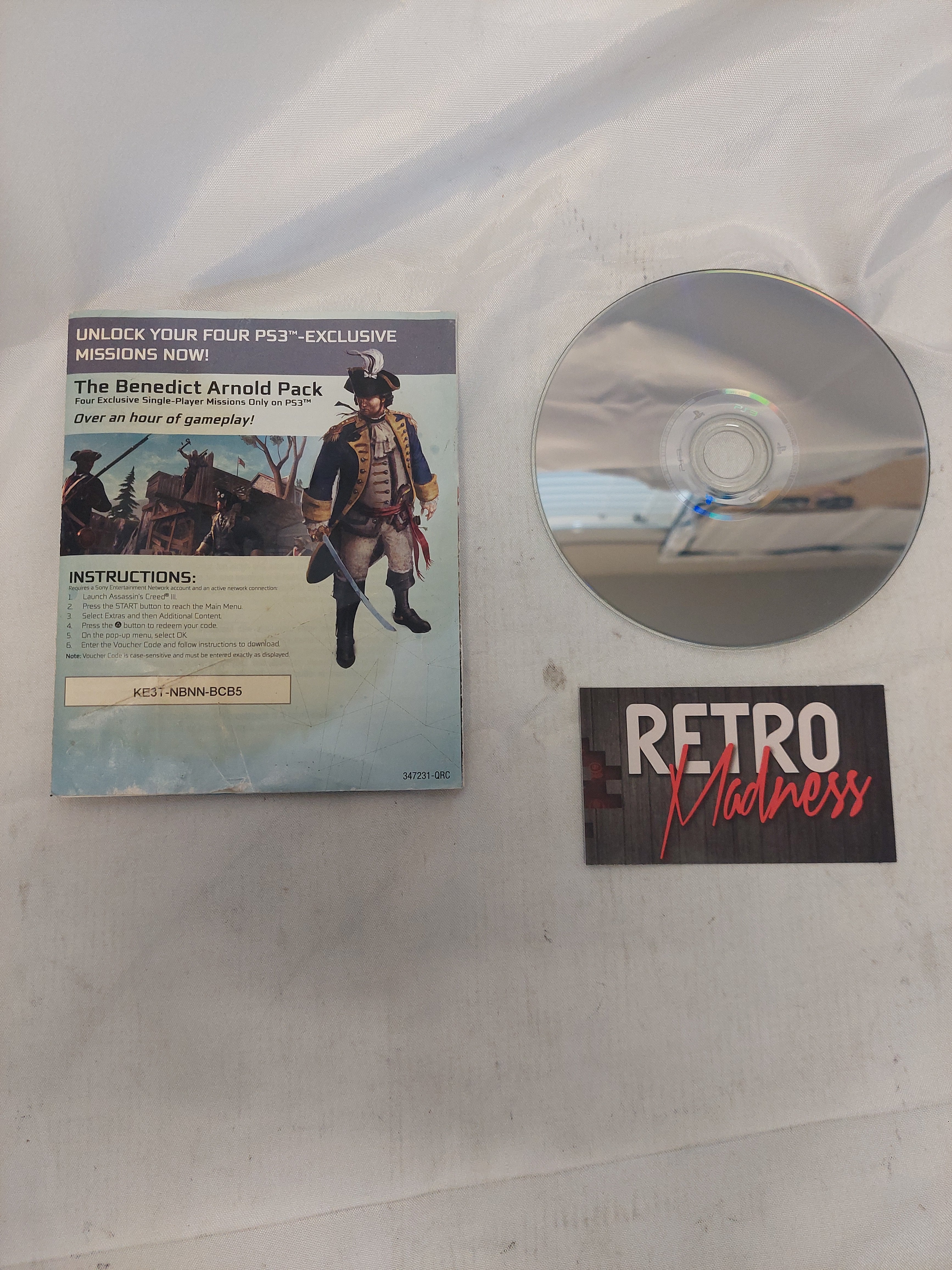 Sony PlayStation 3 PS3 Assassin's Creed III Video Game