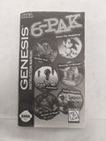 Sega Genesis 6-Pak Instruction Manual ONLY