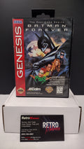 Vintage Batman Forever Sega Genesis Box & Manual Only (No Game)