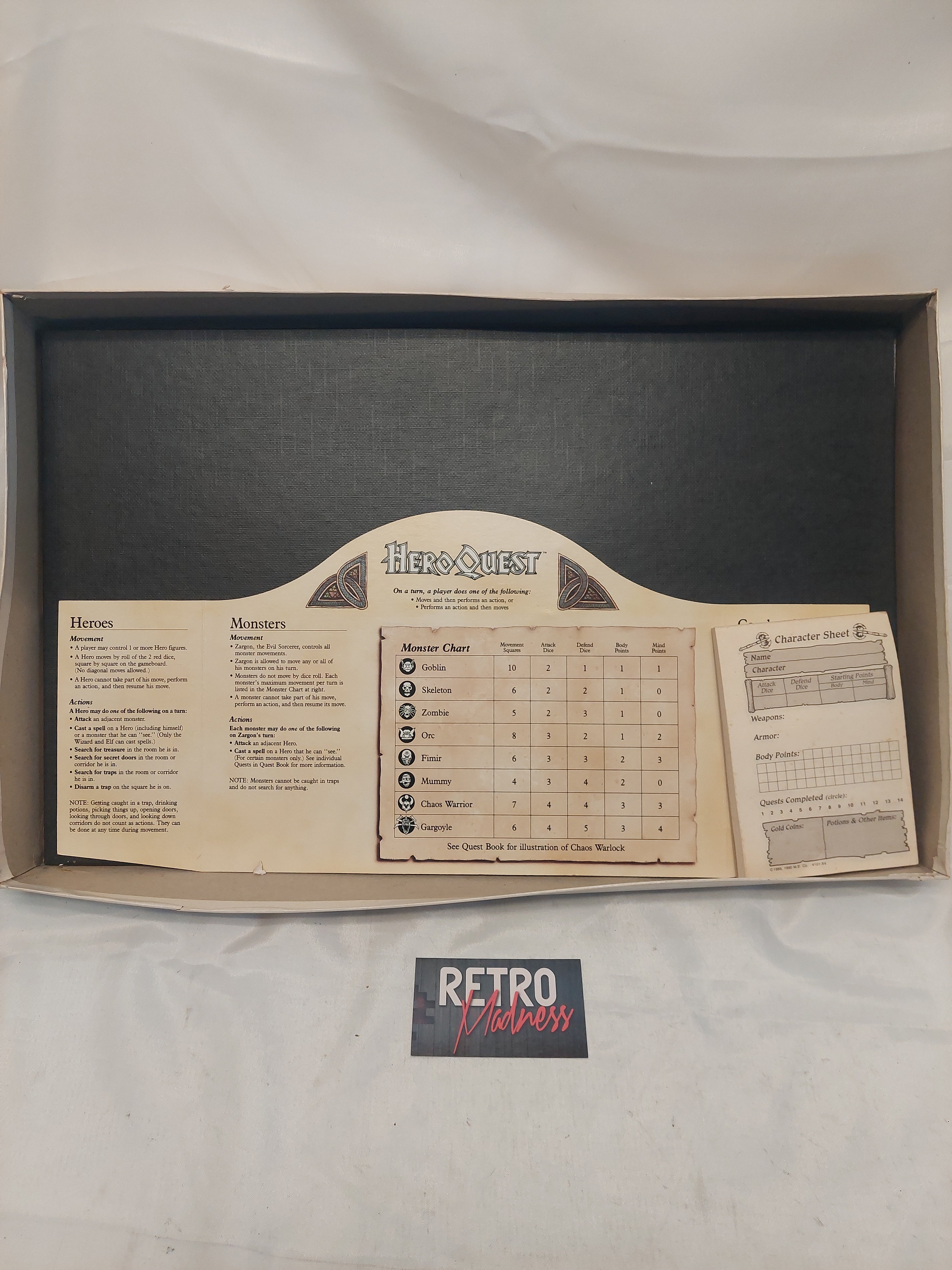 Vintage Milton Bradley Hero Quest Game System