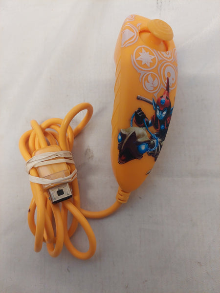 Power A Skylander Nintendo Wii Orange Nunchuck Tested and Working