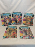 Vintage Lot of 5 Star Trek The Next Generation Figures Playmates Toys