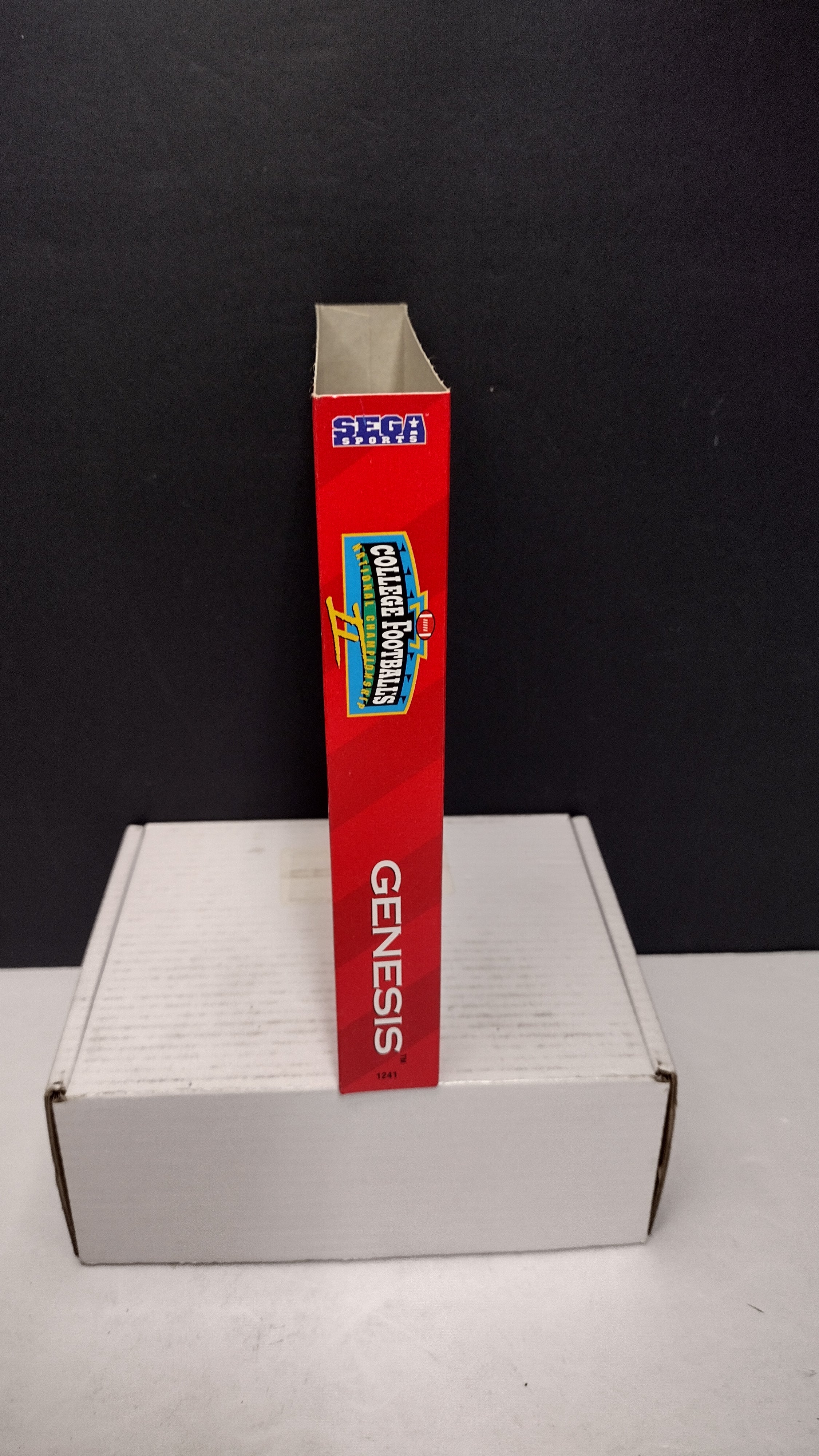 Vintage 1995 Sega Genesis College Football's National Championship II (Original Box & Manual Only - No Game)
