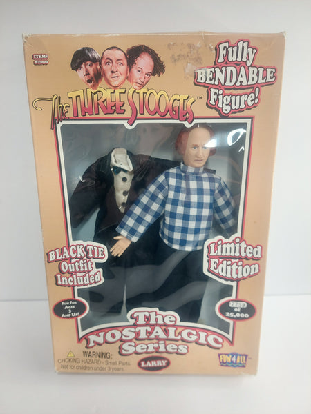 The Three Stooges The Nostalgic Series Larry Fully Bendable Figure