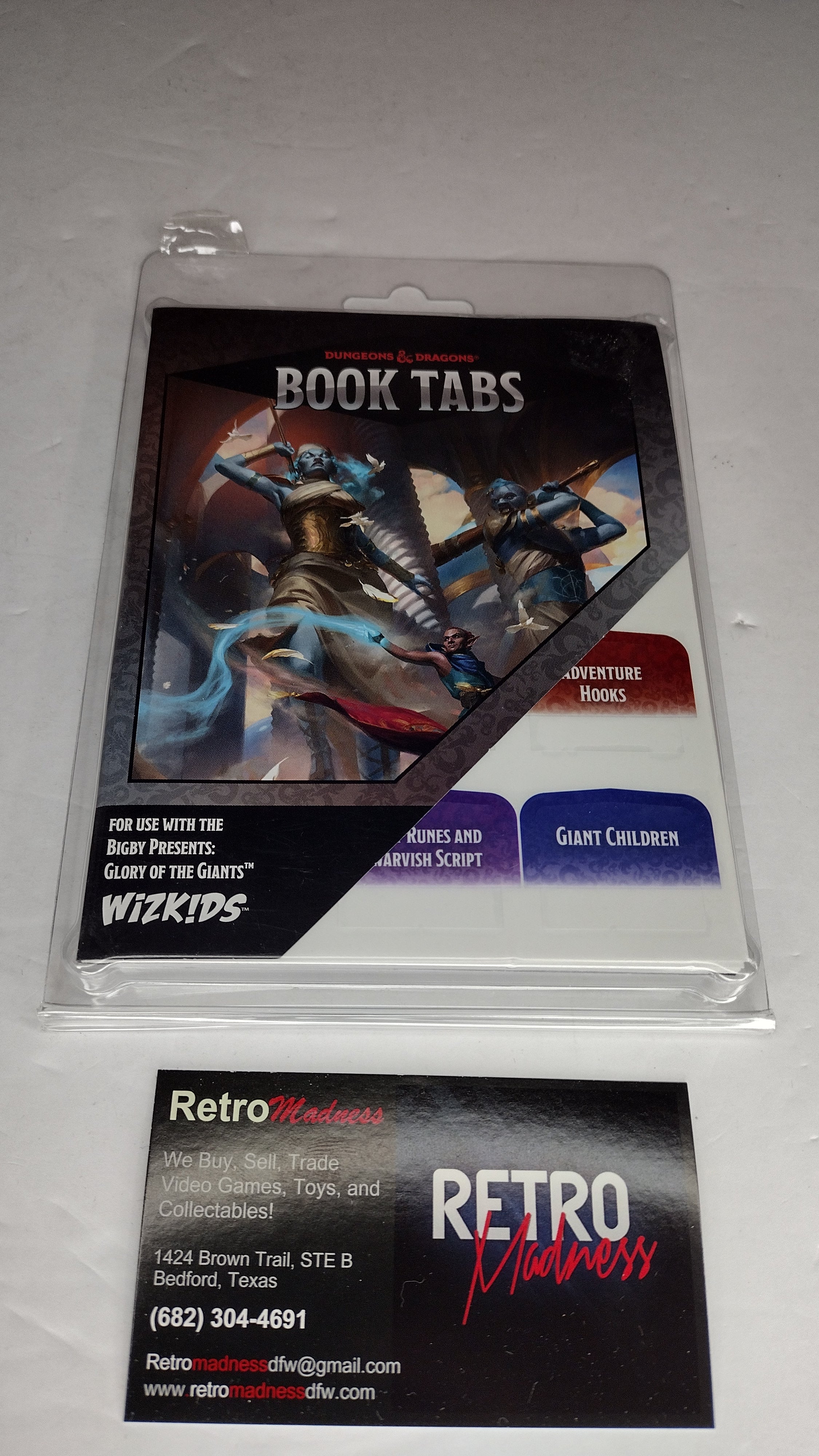 Dungeons and Dragons: Bigby Presents: Glory of The Giants Book Tabs