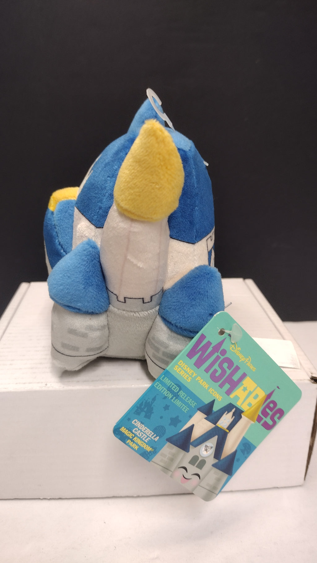 Disney Parks Wishables: Cinderella Castle Micro Plush – Disney Park Icons Series (With Hang Tag)