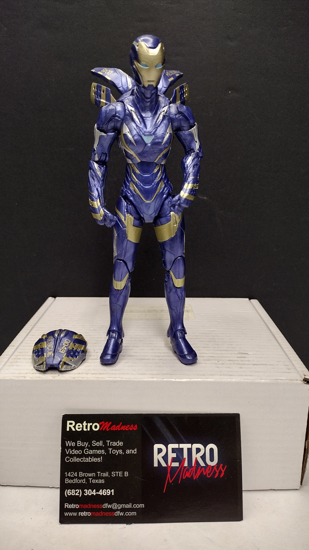 Marvel Legends Series MCU Rescue (Pepper Potts) 6-Inch Action Figure (Hasbro - Loose w/ Alternate Backpack Piece)