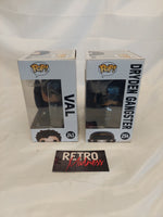 Lot of 2 Funko Pops Star Wars: Solo Val 243 and Dryden Gangster 254
