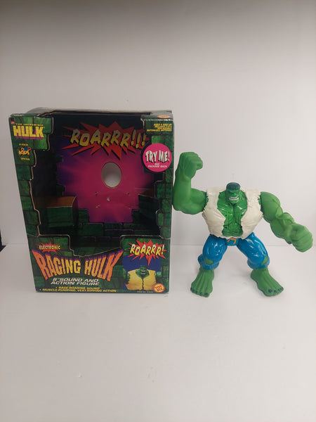 Marvel Comics The Incredible Hulk Electronic Raging Hulk 8" Figure with Box Tested