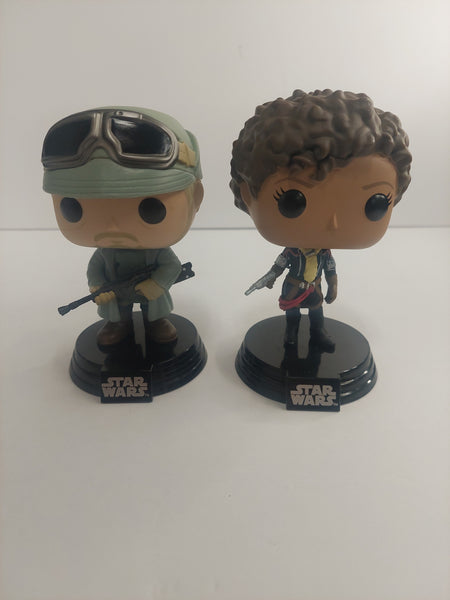 Funko Pop Star Wars: Solo Tobias Beckett #242 and Val #243 Lot