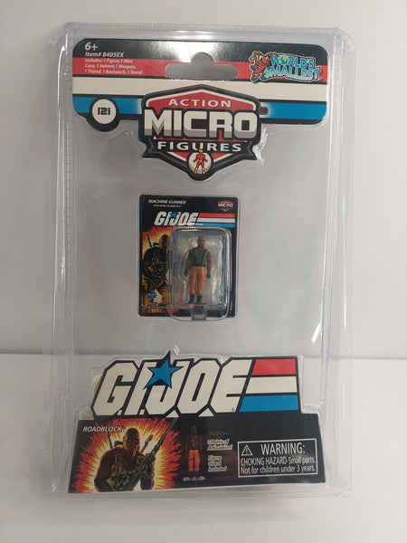 World's Smallest Action Micro Figures G.I. Joe Roadblock