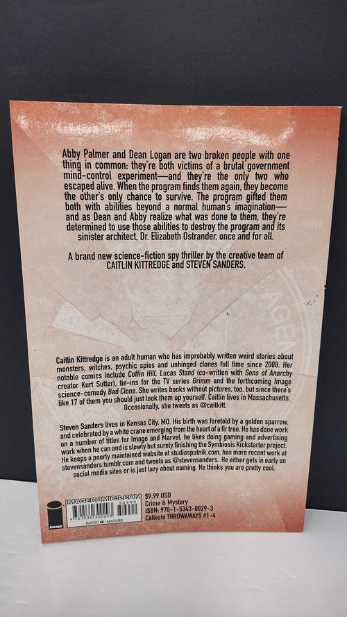(MATURE) Throwaways Vol. 1: Death Card by Caitlin Kittredge – New Paperback