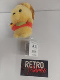 Disney Store Japan Urupocha Winnie the Pooh with Straw Hat 4 in. Plush with Tag