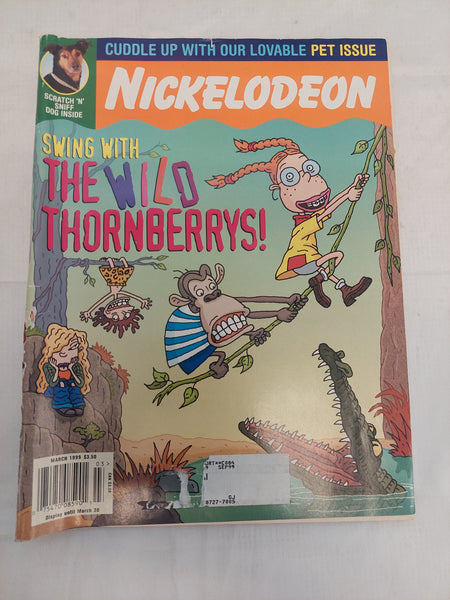 Nickelodeon Magazine March 1999 Swing with the Wild Thornberrys