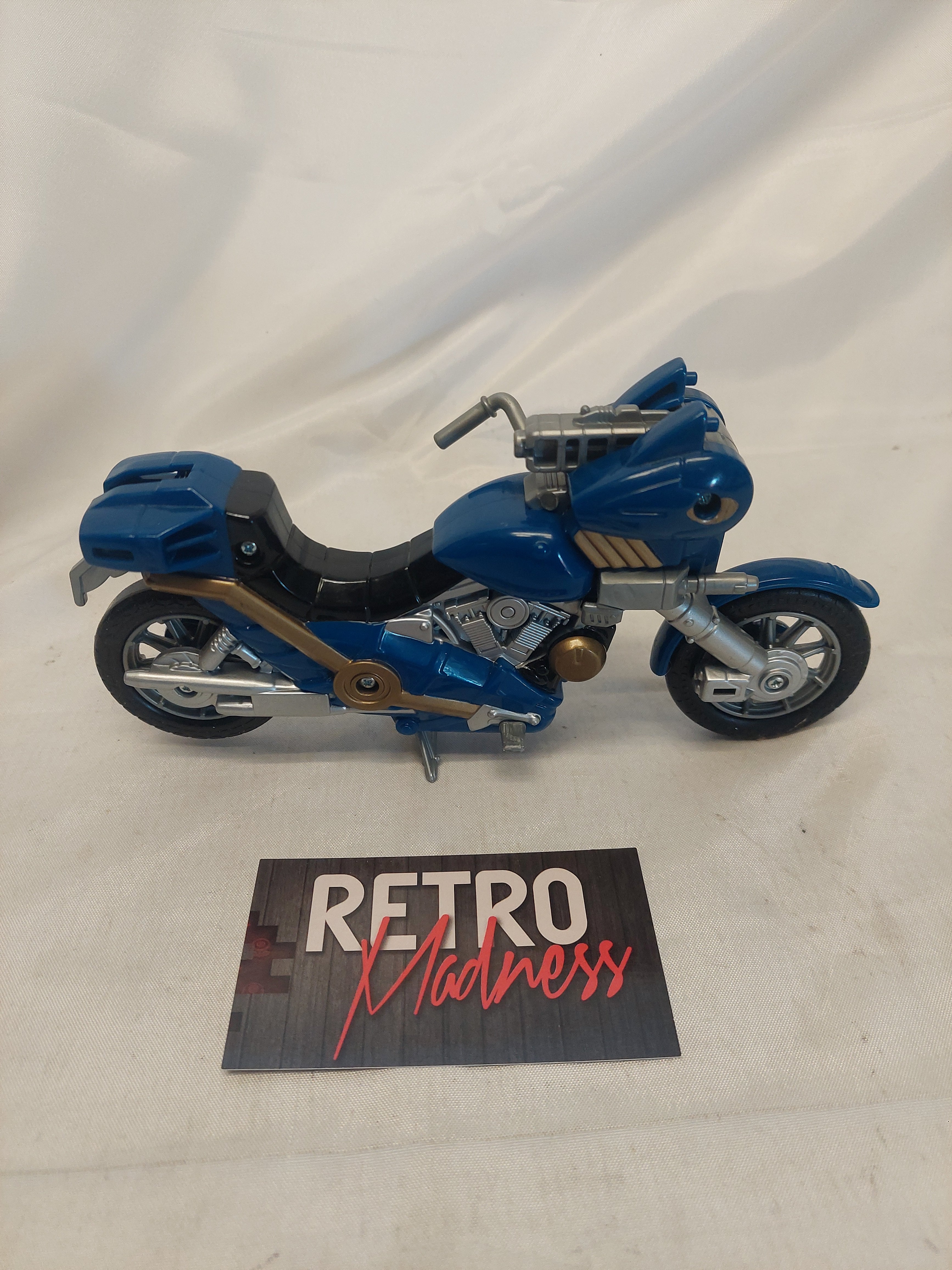 Vintage Bandai Mighty Morphin Power Rangers Lost Galaxy Blue Astro Cycle Bike