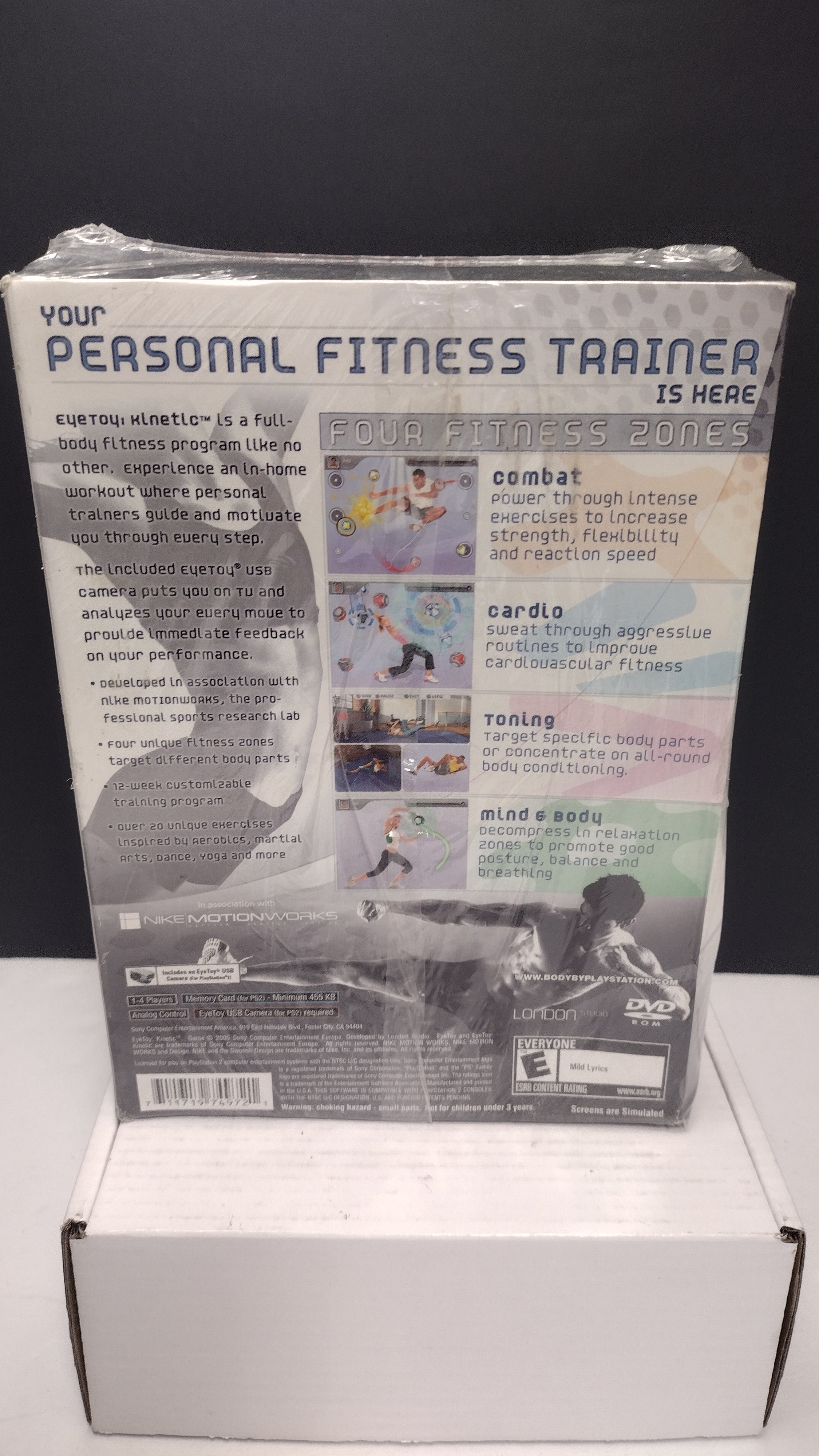 EyeToy Kinetic Personal Fitness Trainer with USB Camera Bundle • PlayStation 2 (PS2)- Brand New & Factory Sealed