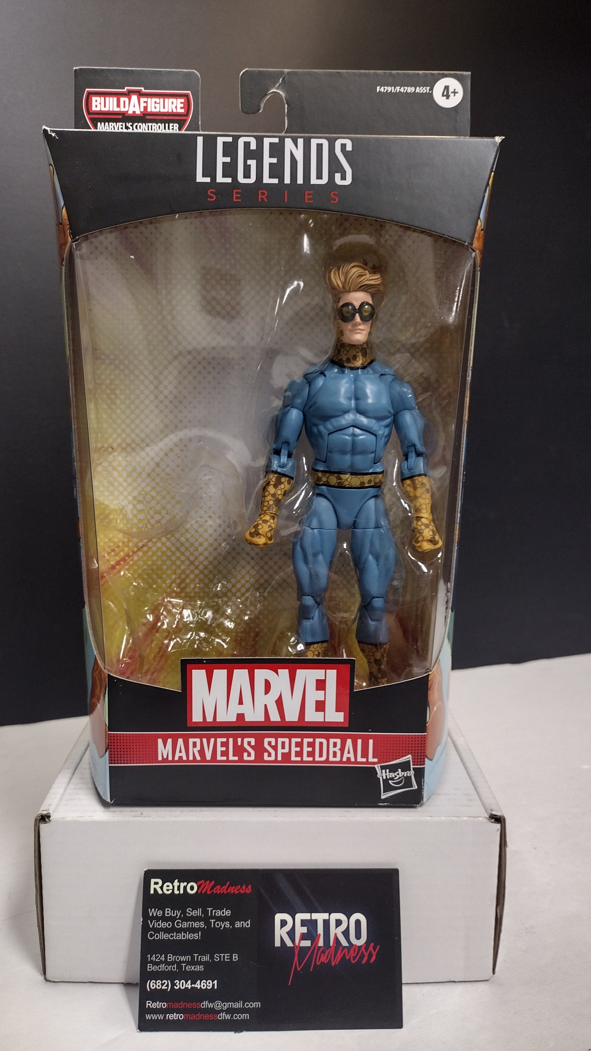 Hasbro Marvel Legends Series Marvel's Speedball 6-Inch Action Figure (Open Box / Missing BAF)
