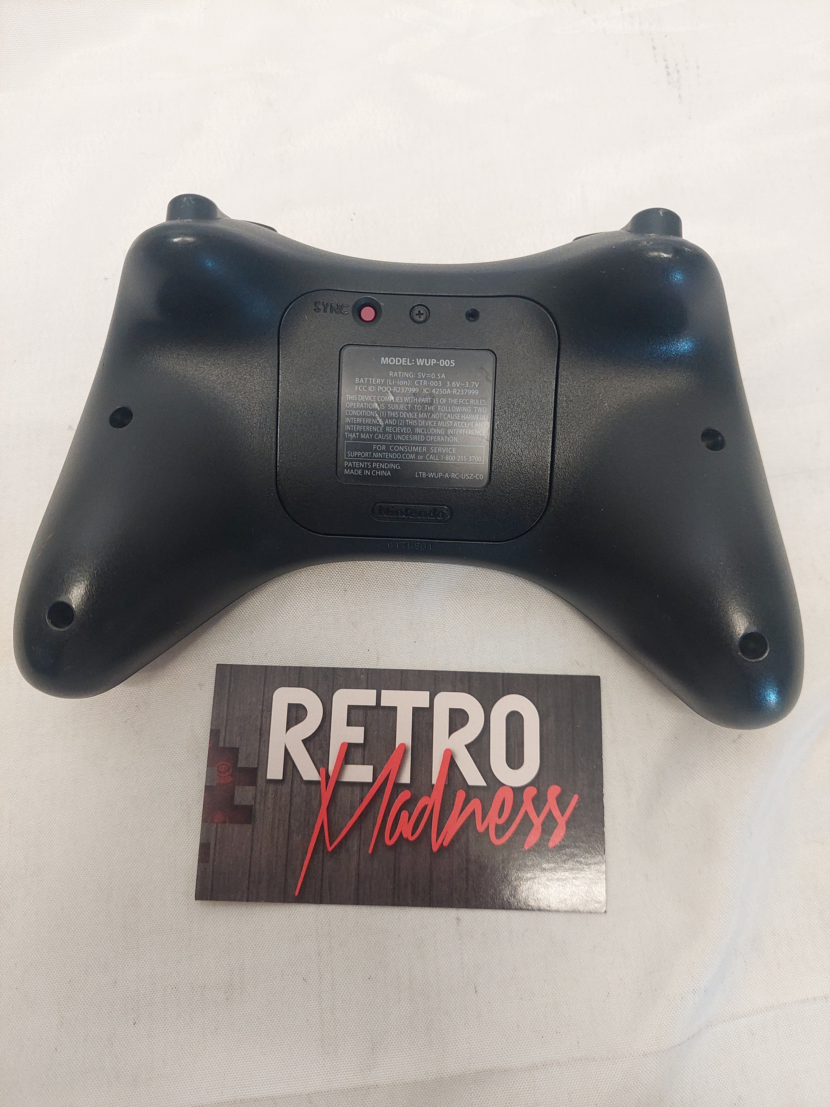 Nintendo Wii U Black Wireless Pro Controller WUP-005 Tested