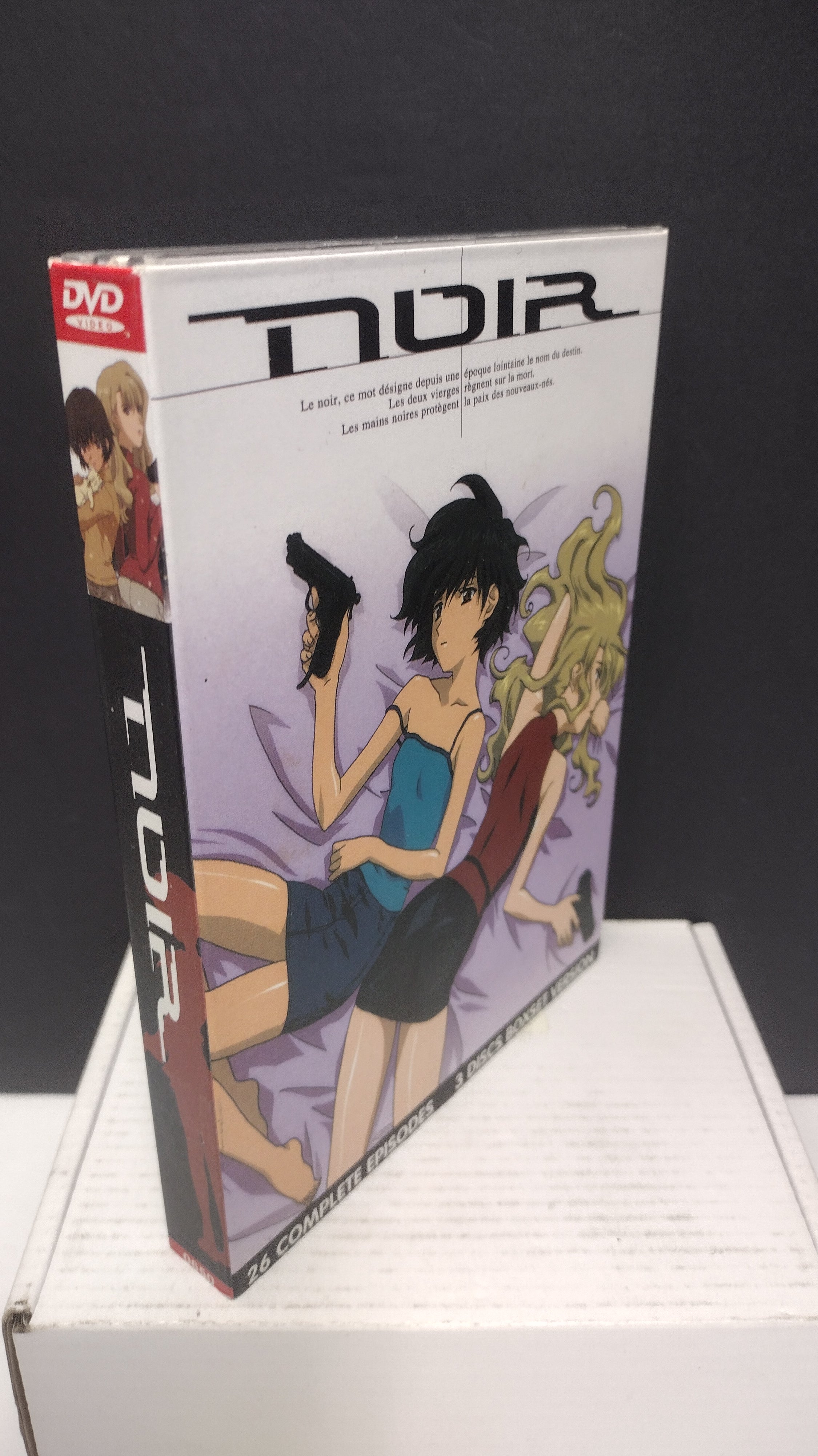 Noir: The Complete Collection Anime Box Set (3-Disc Set - 26 Complete Episodes, Pre-Owned)