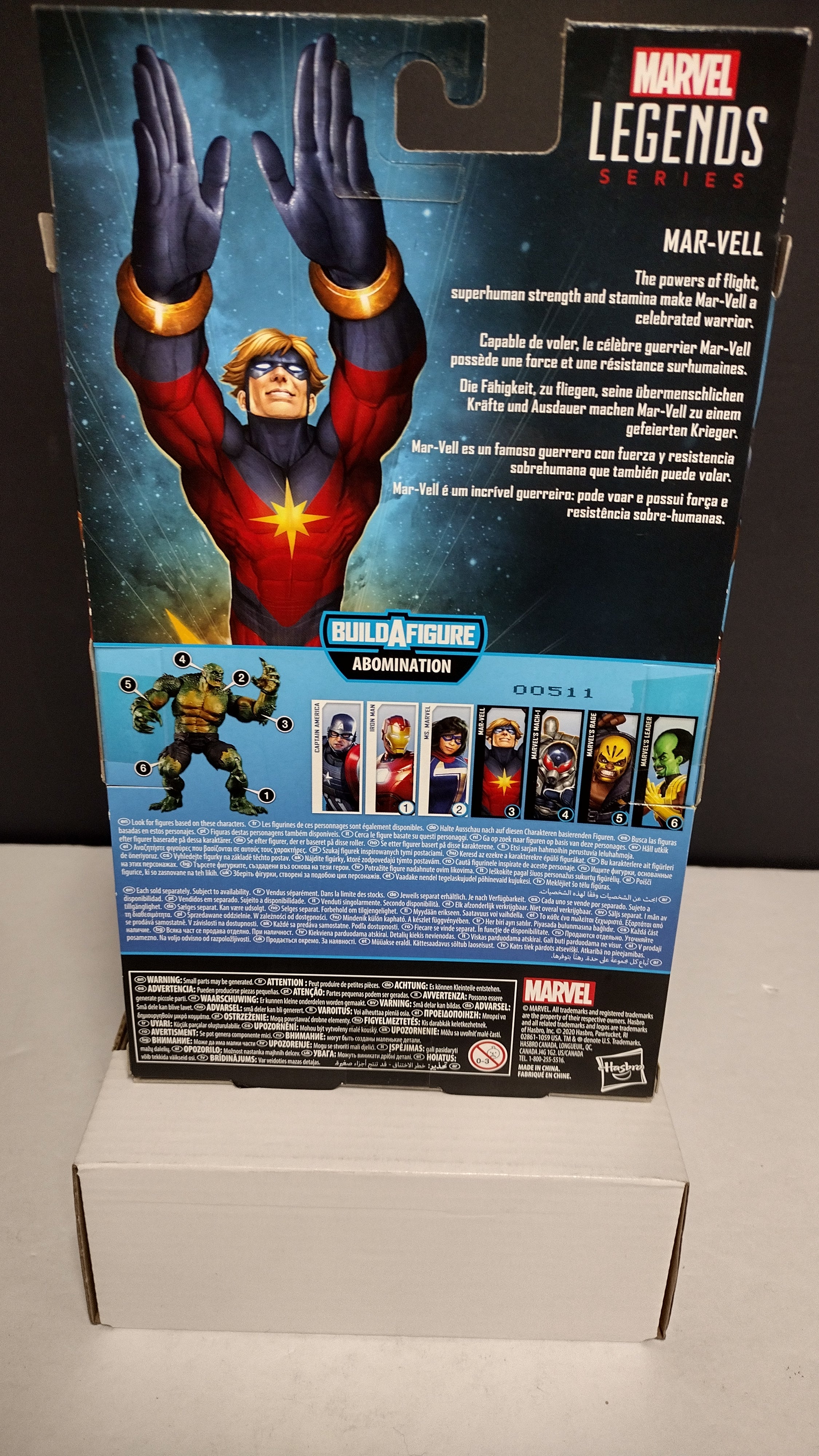 Marvel Legends Avengers: Mar-Vell (6-Inch Scale) – Abomination BAF Series