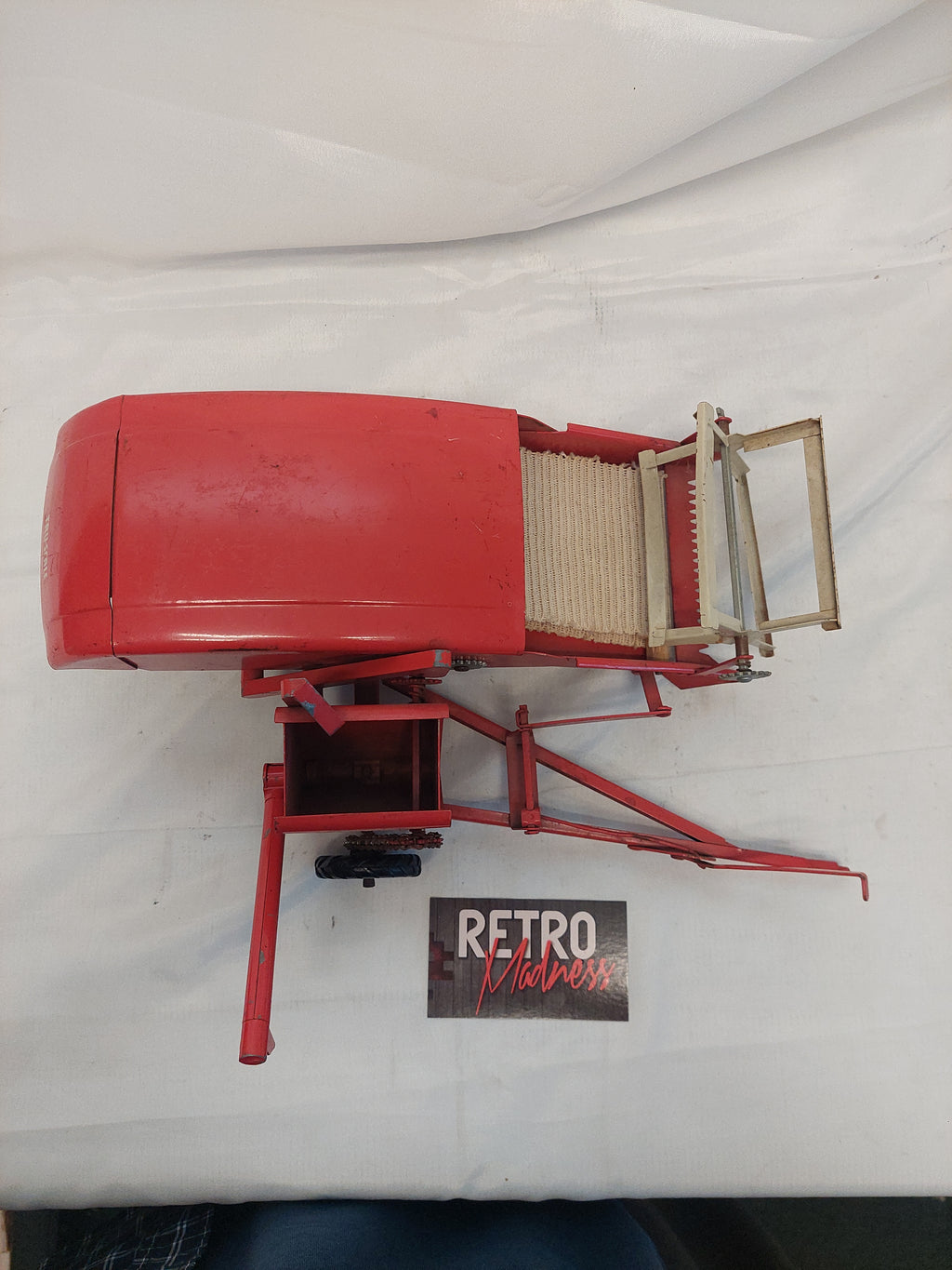 Vintage Tru Scale Chain Drive Pull Harvest Combine Implement