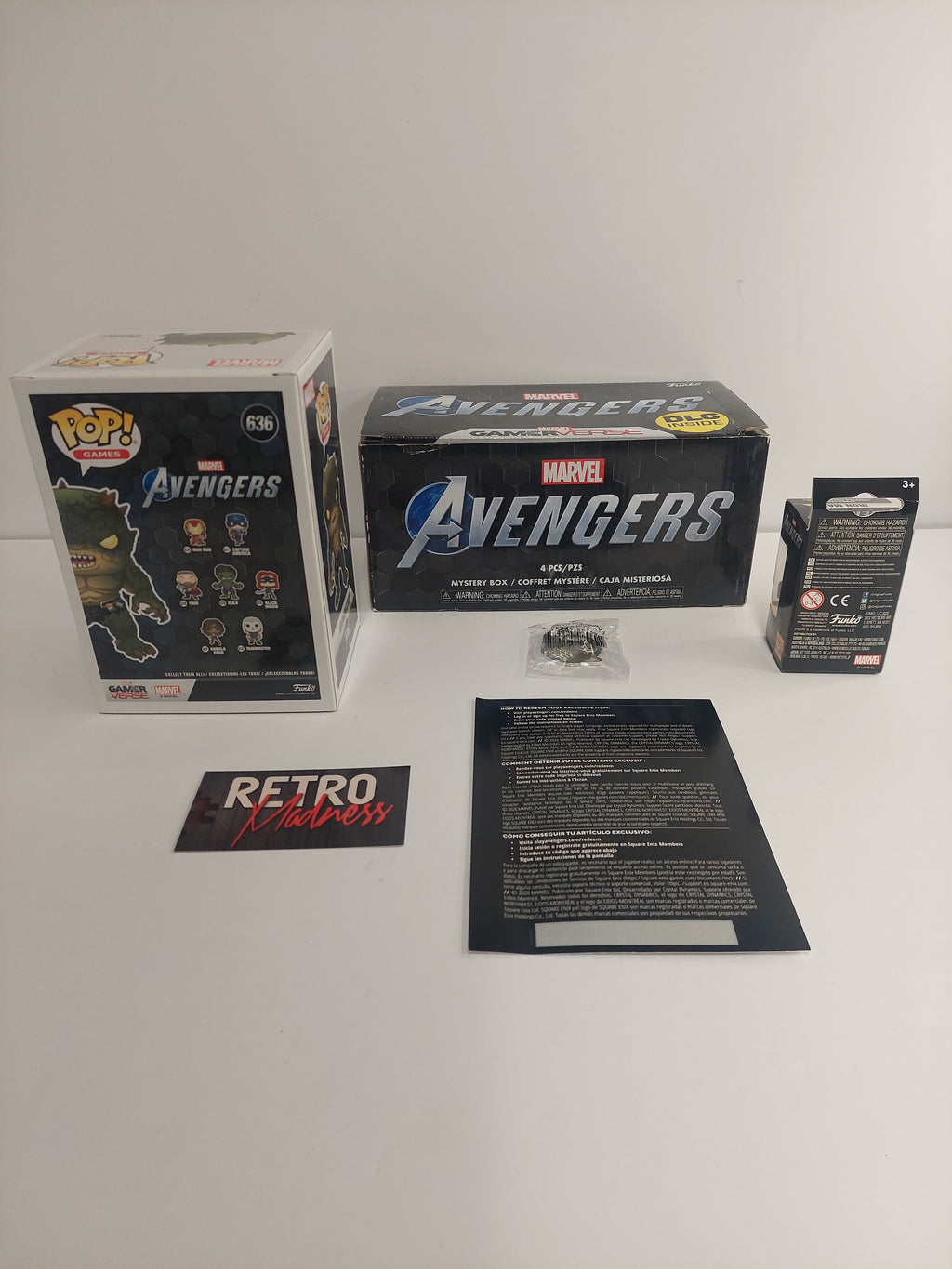 Marvel Avengers Funko Mystery Box GameStop Exclusive