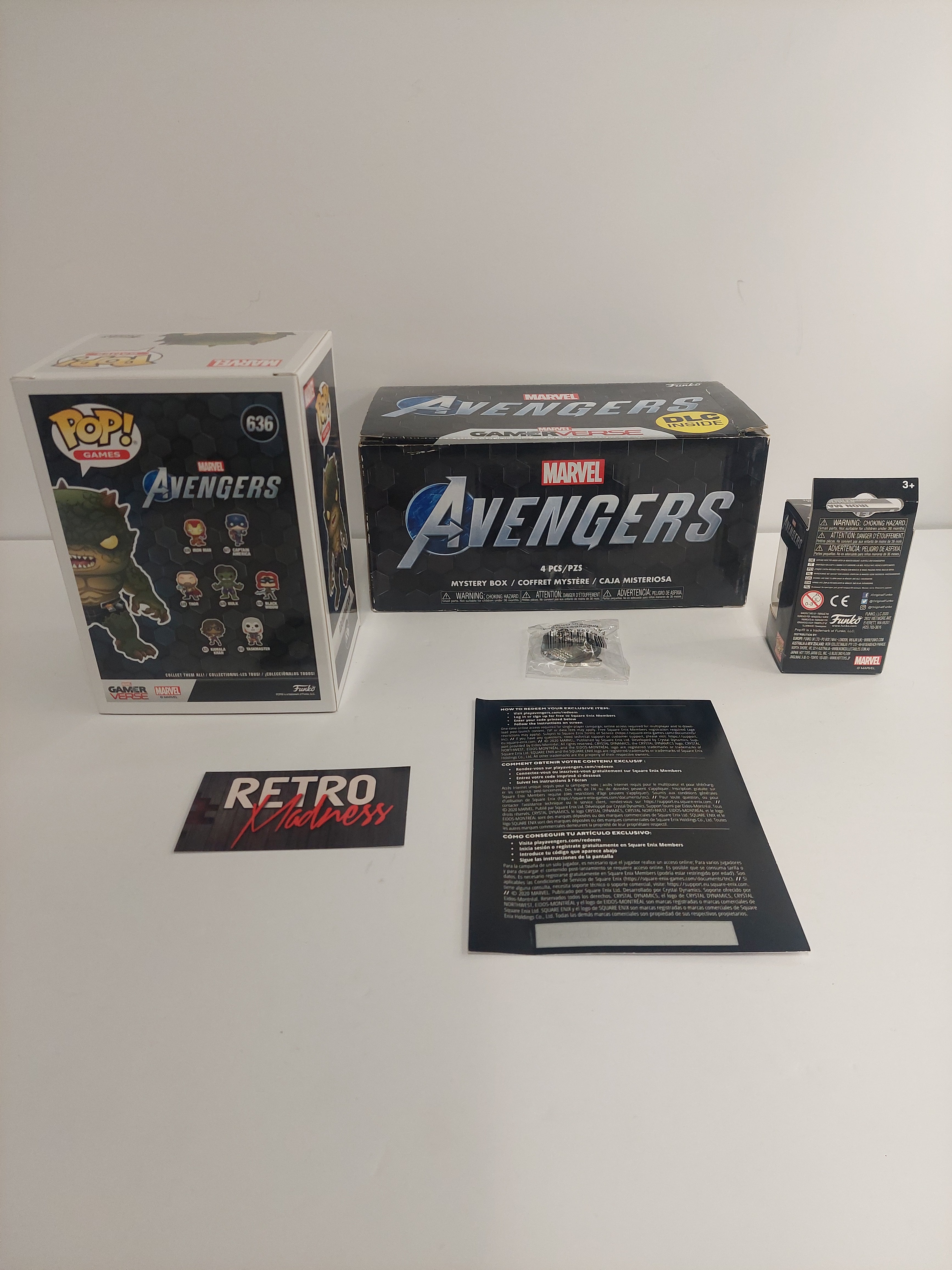 Marvel Avengers Funko Mystery Box GameStop Exclusive