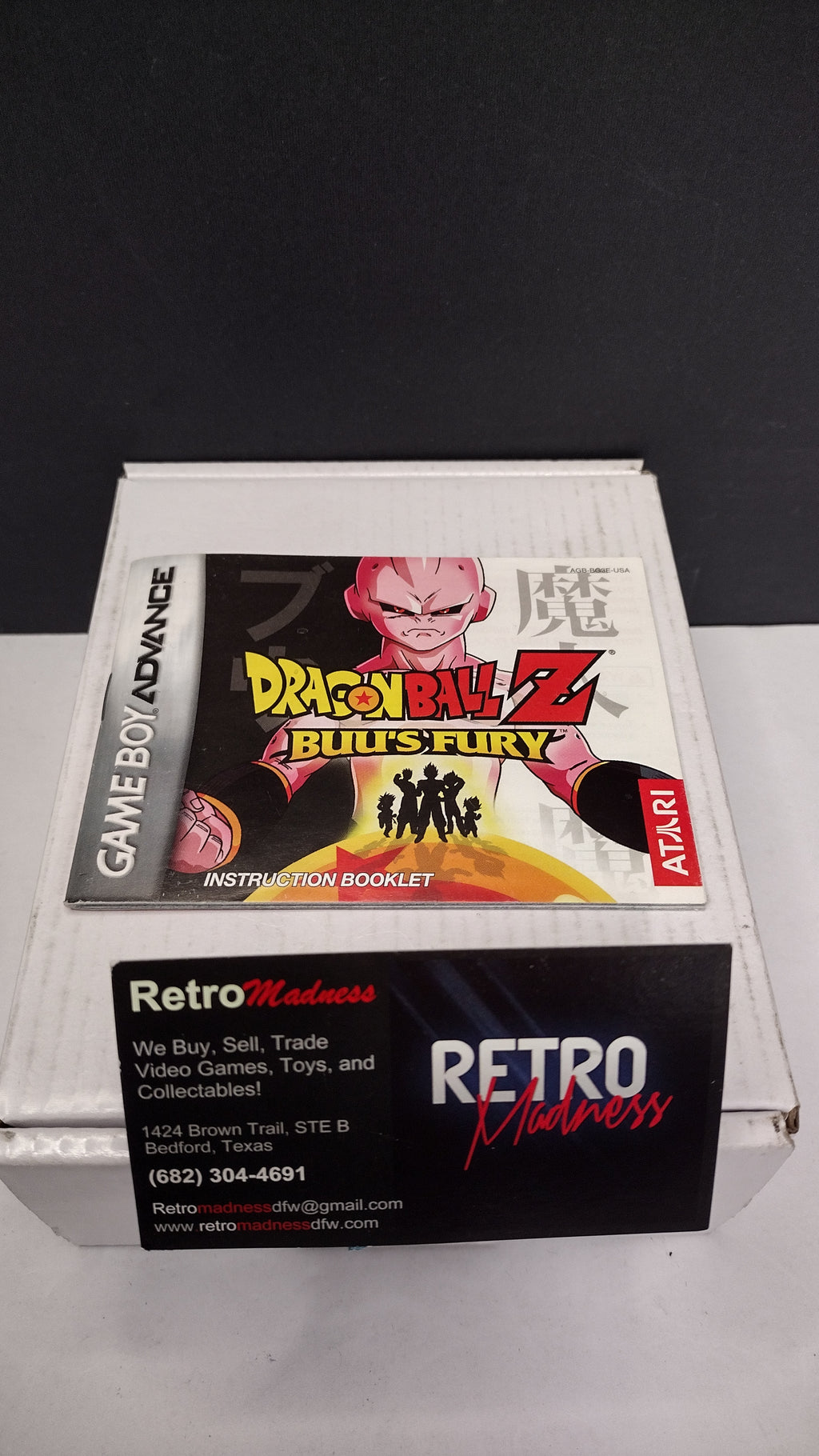 Vintage 2004 Atari Dragon Ball Z: Buu's Fury Game Boy Advance (Manual Only - Great Condition)