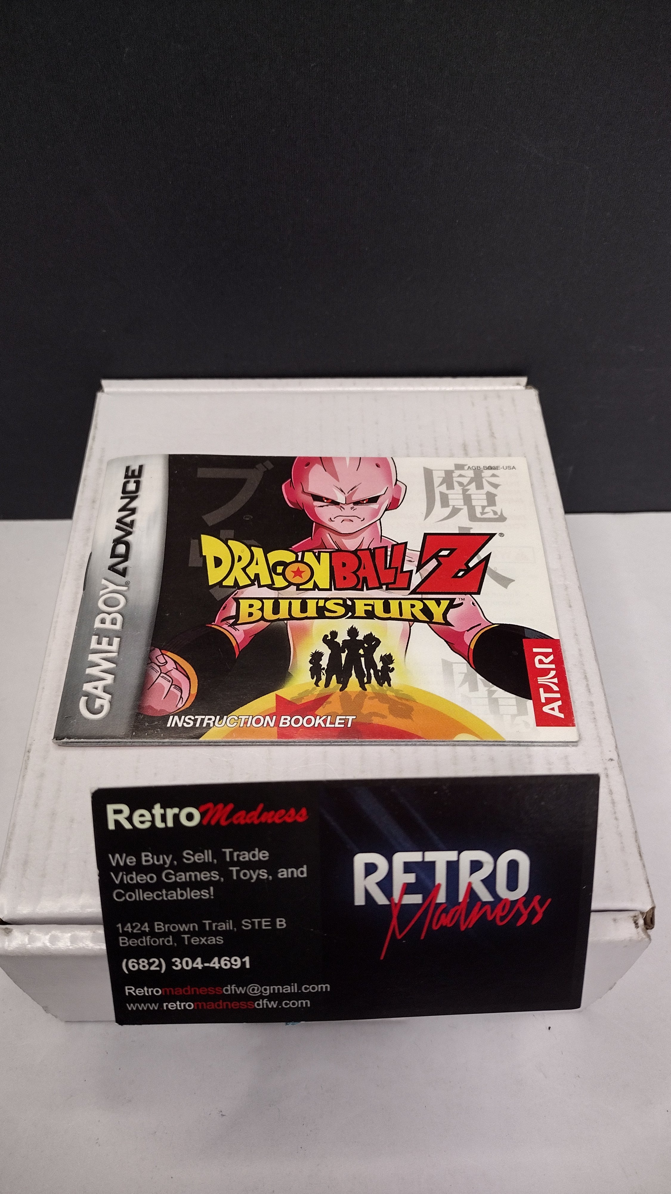Vintage 2004 Atari Dragon Ball Z: Buu's Fury Game Boy Advance (Manual Only - Great Condition)