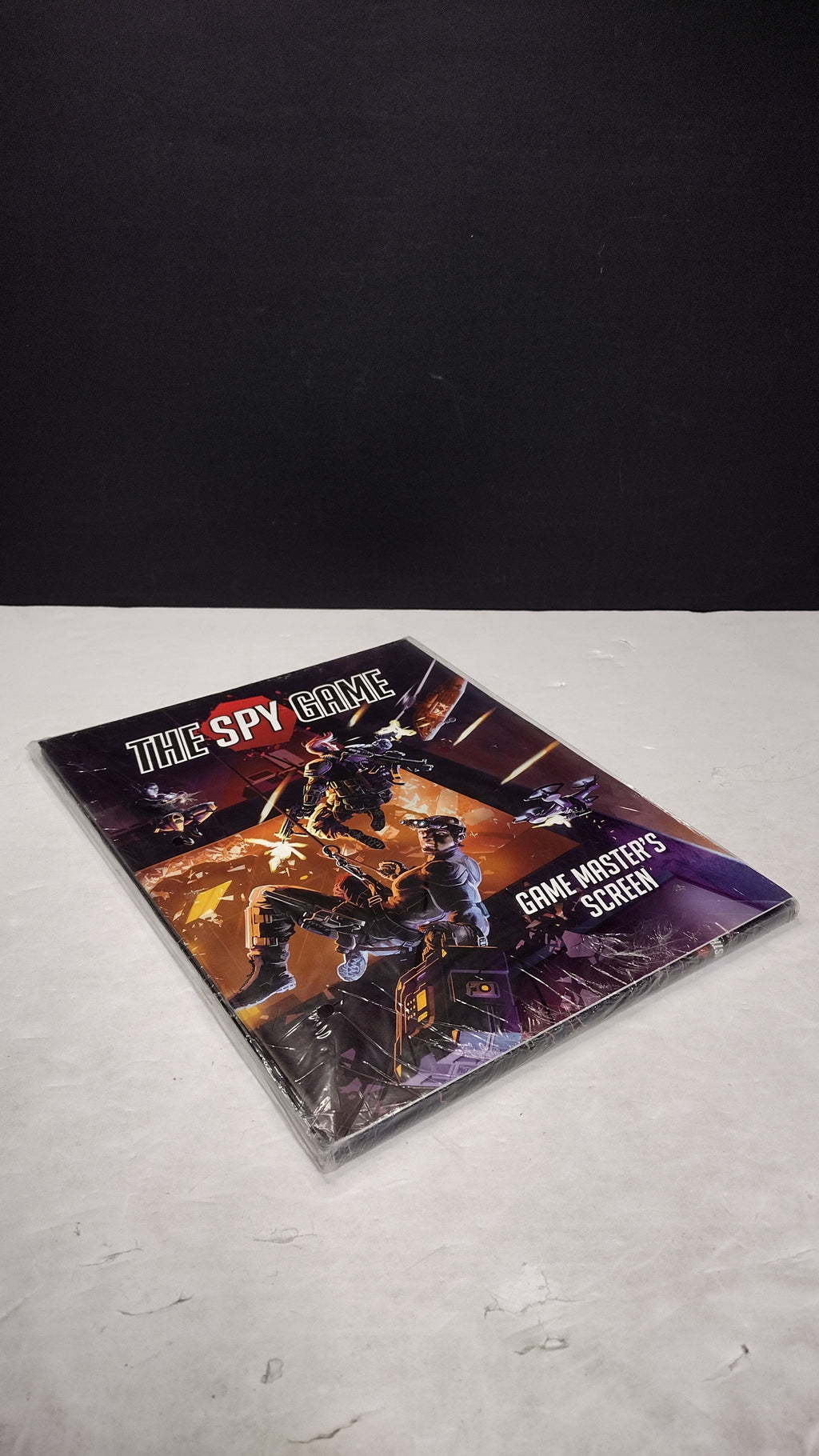 The Spy Game: Gamemaster Screen with Booklet (Modiphius / Black Room Games - Brand New & Factory Sealed)