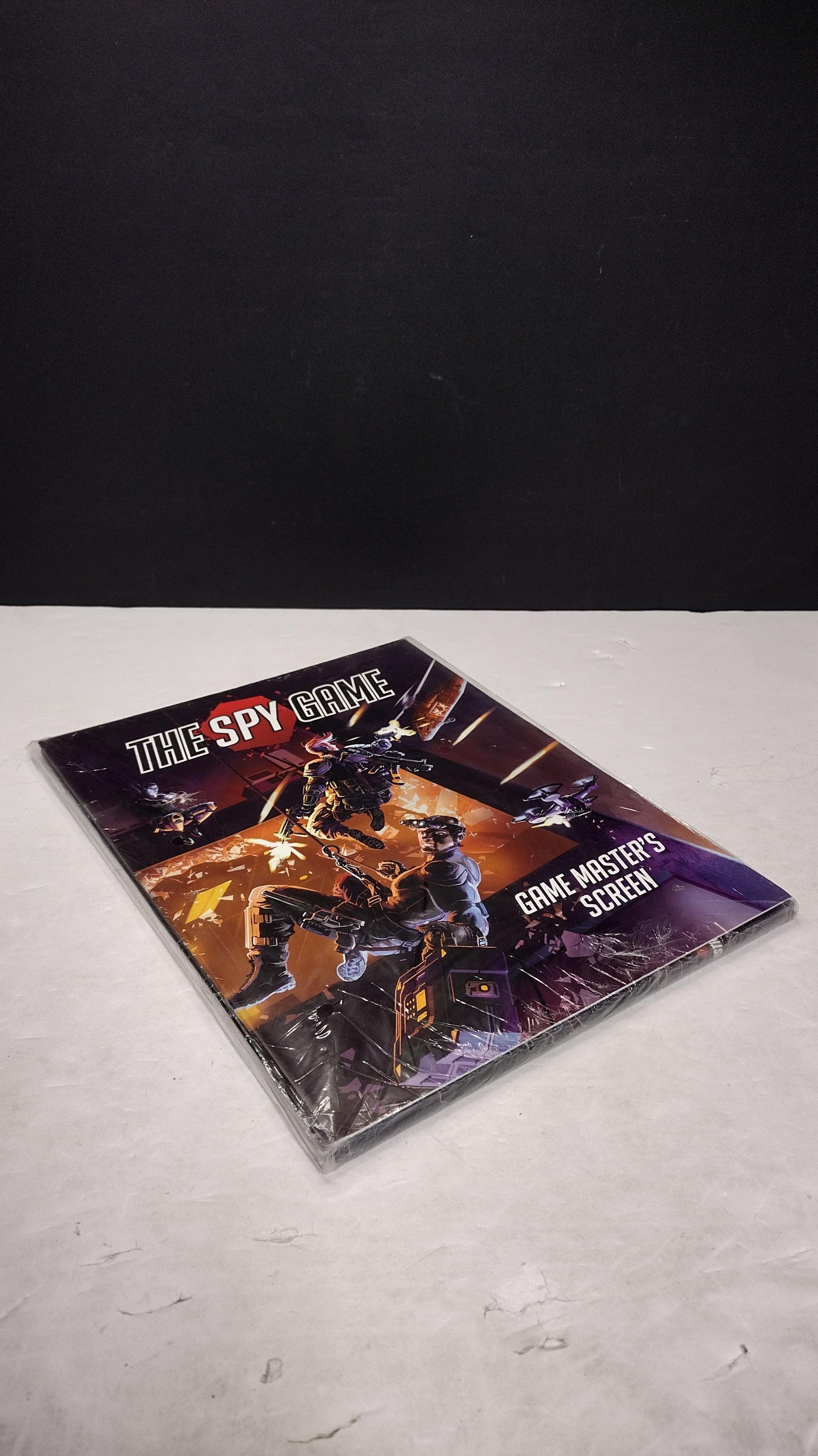 The Spy Game: Gamemaster Screen with Booklet (Modiphius / Black Room Games - Brand New & Factory Sealed)