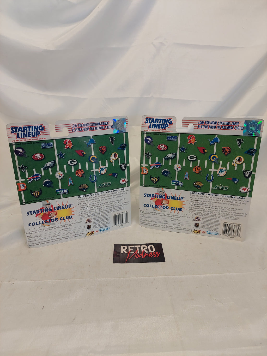 Vintage 1997 NFL Starting Lineup Figures Jerry Rice and Brett Favre Lot
