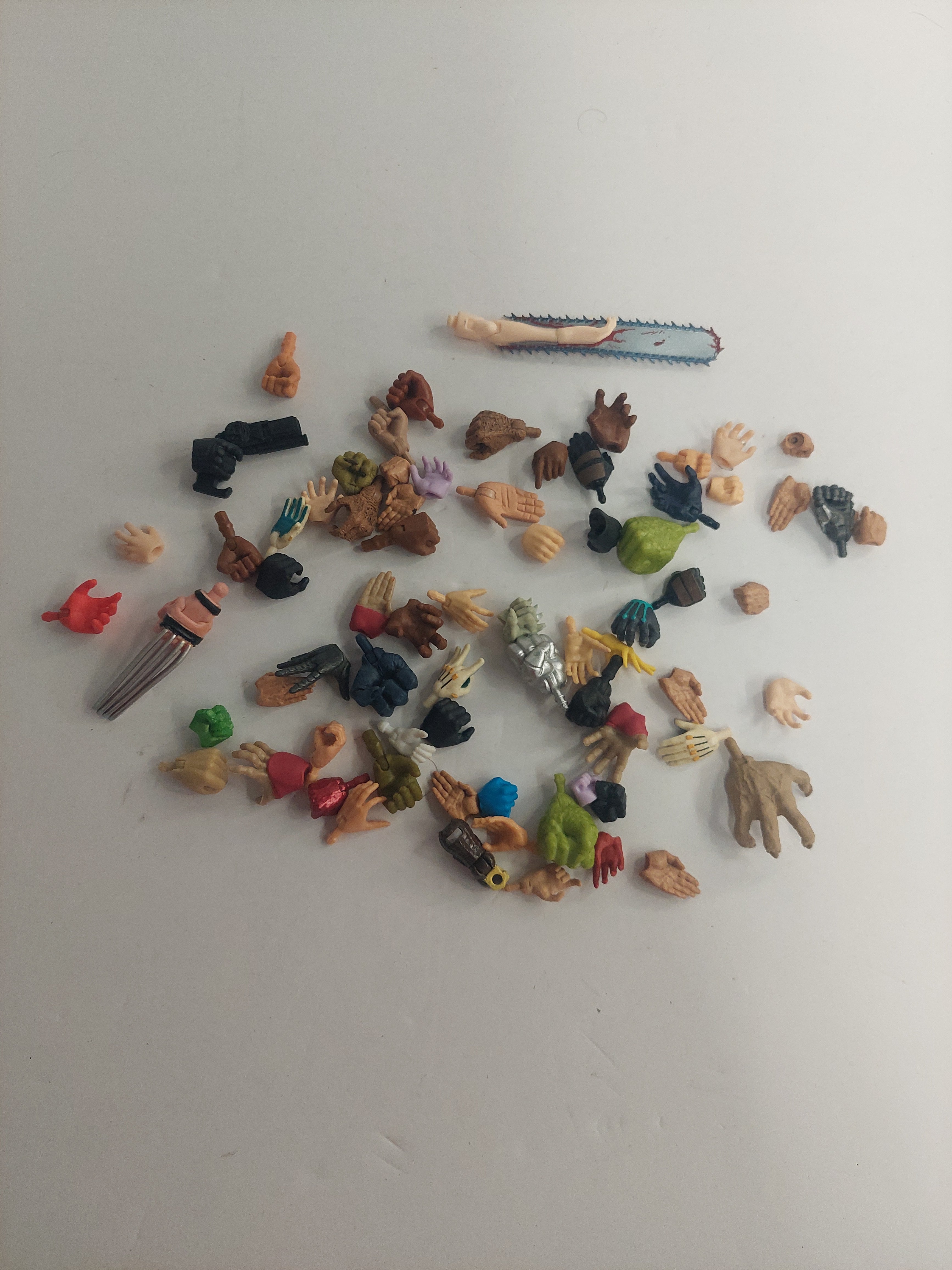 Assorted Action Figure Hands Lot Marvel Legends and More