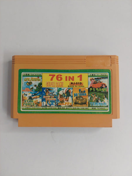 Famicom NES 76 in 1 Super Game Cartridge NJ-01D