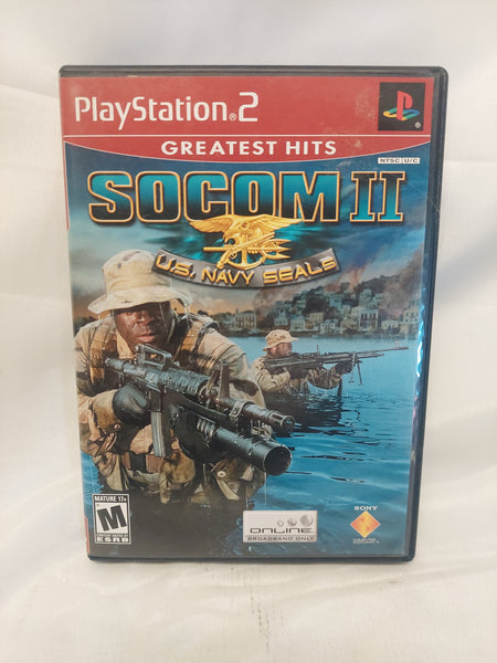 PlayStation 2 PS2 SOCOM II U.S. Navy Seals Greatest Hits Video Game