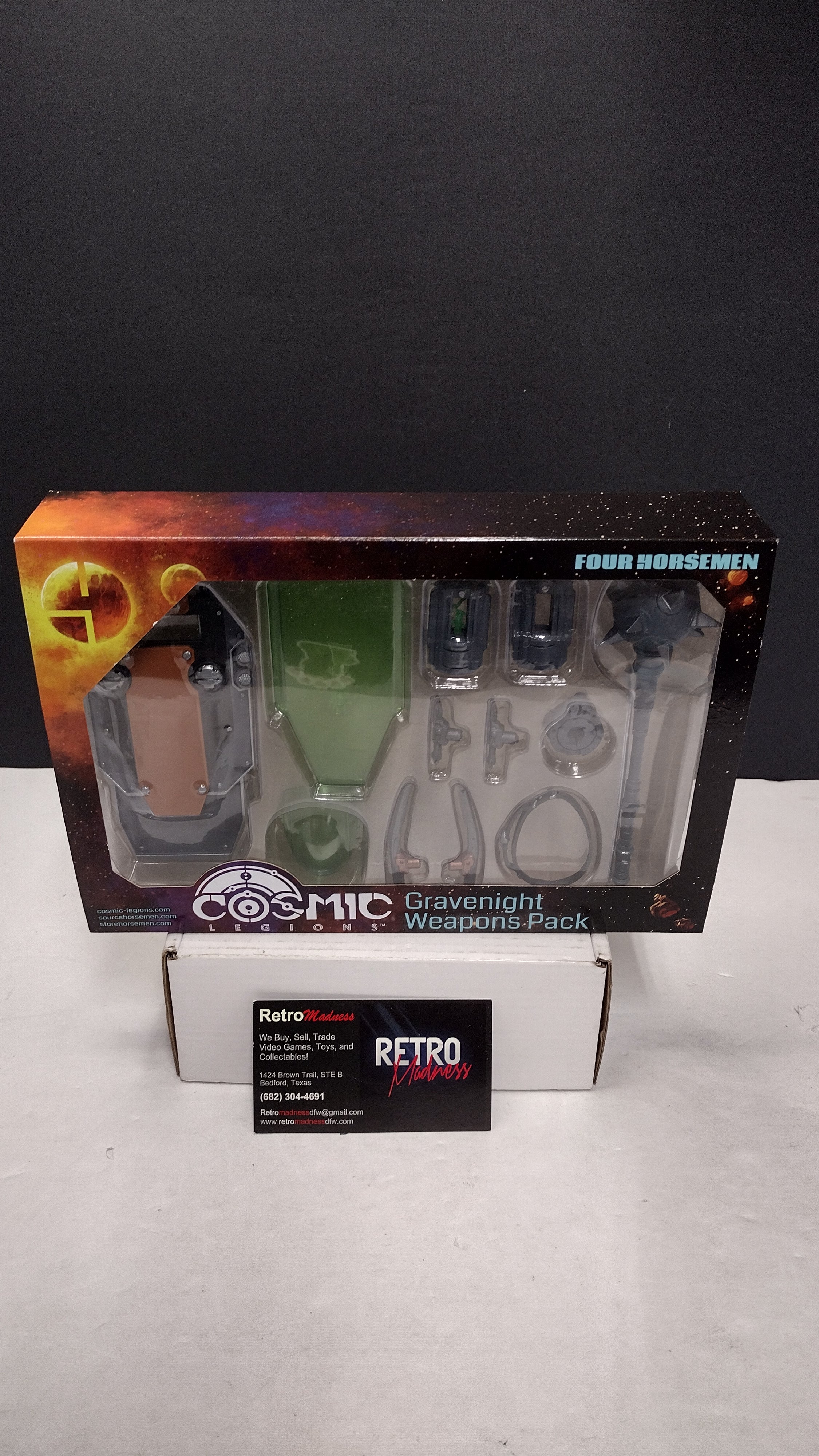 Four Horsemen Cosmic Legions Gravenight Weapons Pack (1/12 Scale Accessory Set - Pre-Owned, In Box)