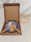 Vintage Ernst Hamilton Collection Star Trek Captain Kirk Collector Plate with COA