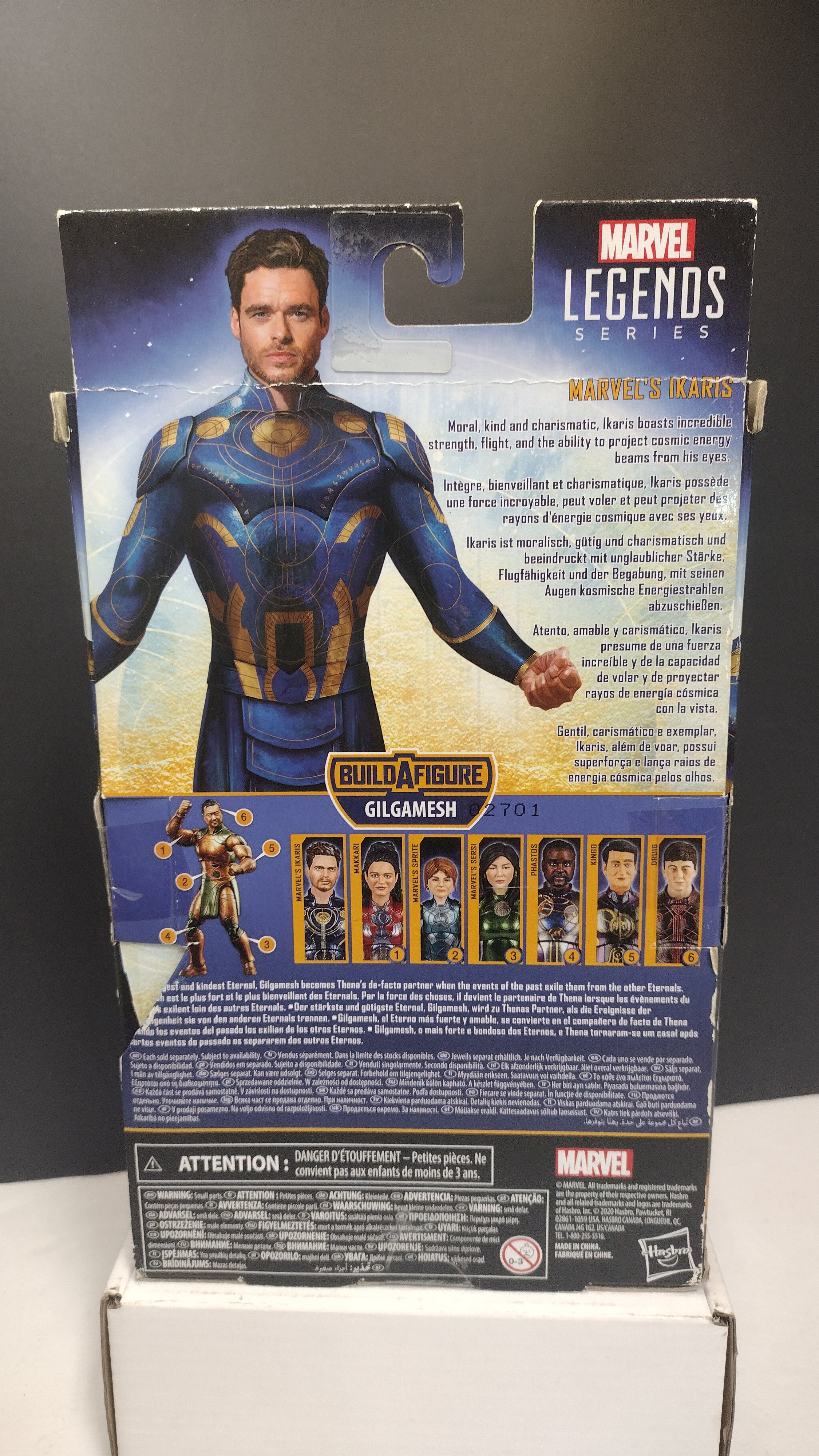 Hasbro Marvel Legends Series Eternals Movie Ikaris 6-Inch Action Figure NIB (Box Wear)