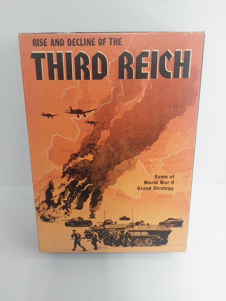 Vintage Rise and Decline of the Thrid Reich Bookcase Game