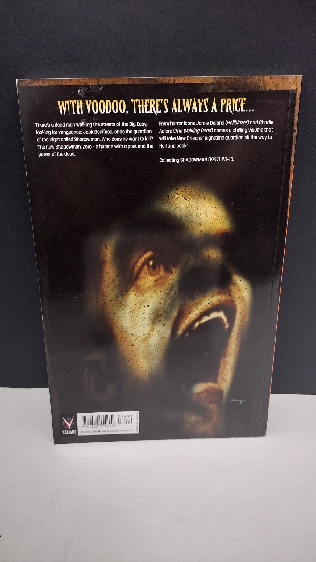 (MATURE) Shadowman Vol. 1: Spirits of the Night by Jamie Delano & Charlie Adlard - Graphic Novel (Trade Paperback)