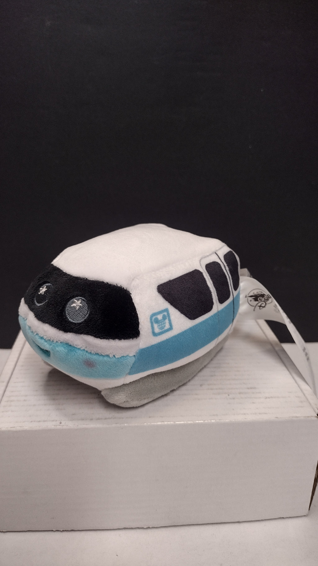 Disney Parks Wishables: Monorail Micro Plush – Disney Transportation Series (No Hang Tag)