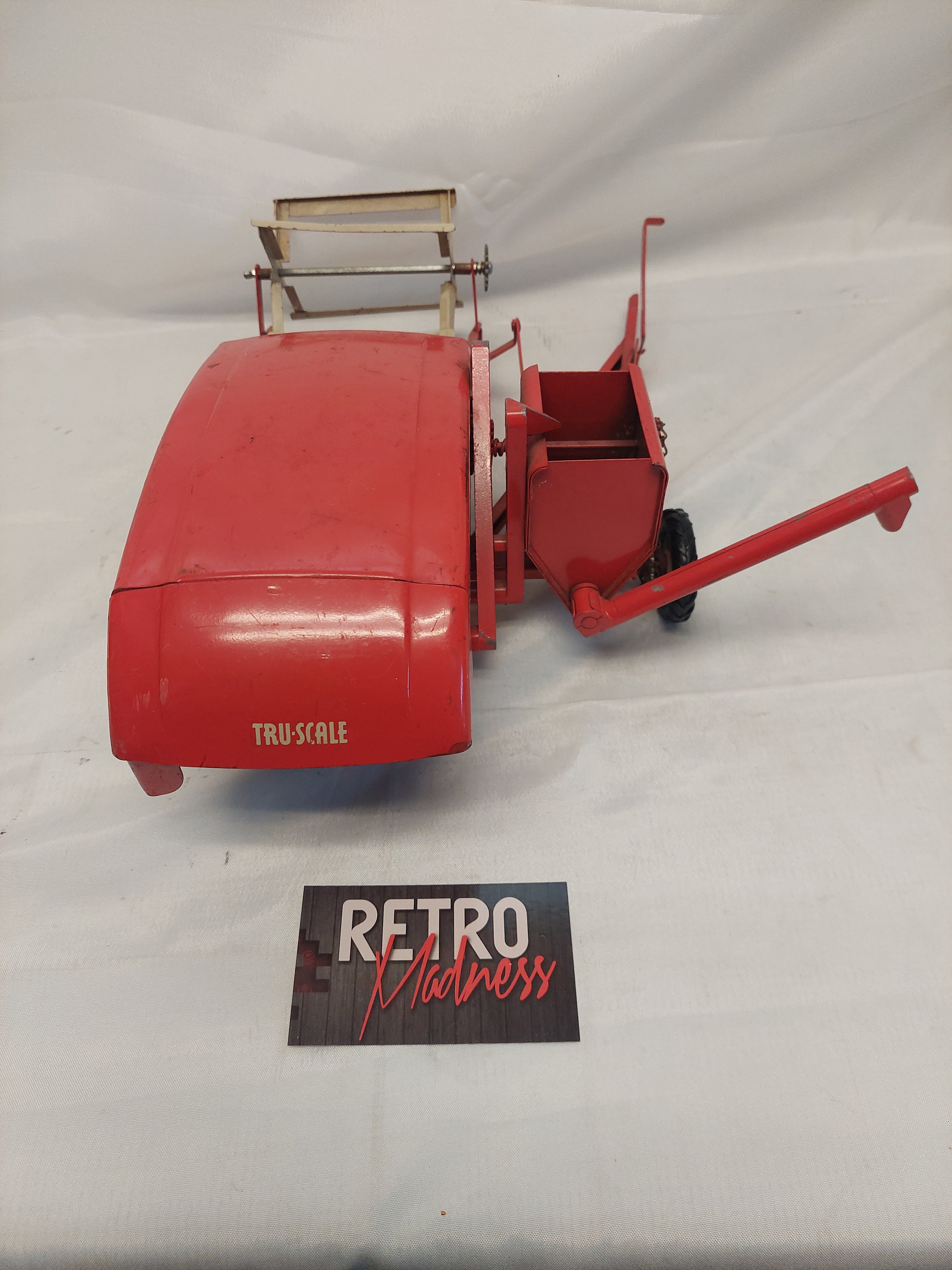 Vintage Tru Scale Chain Drive Pull Harvest Combine Implement