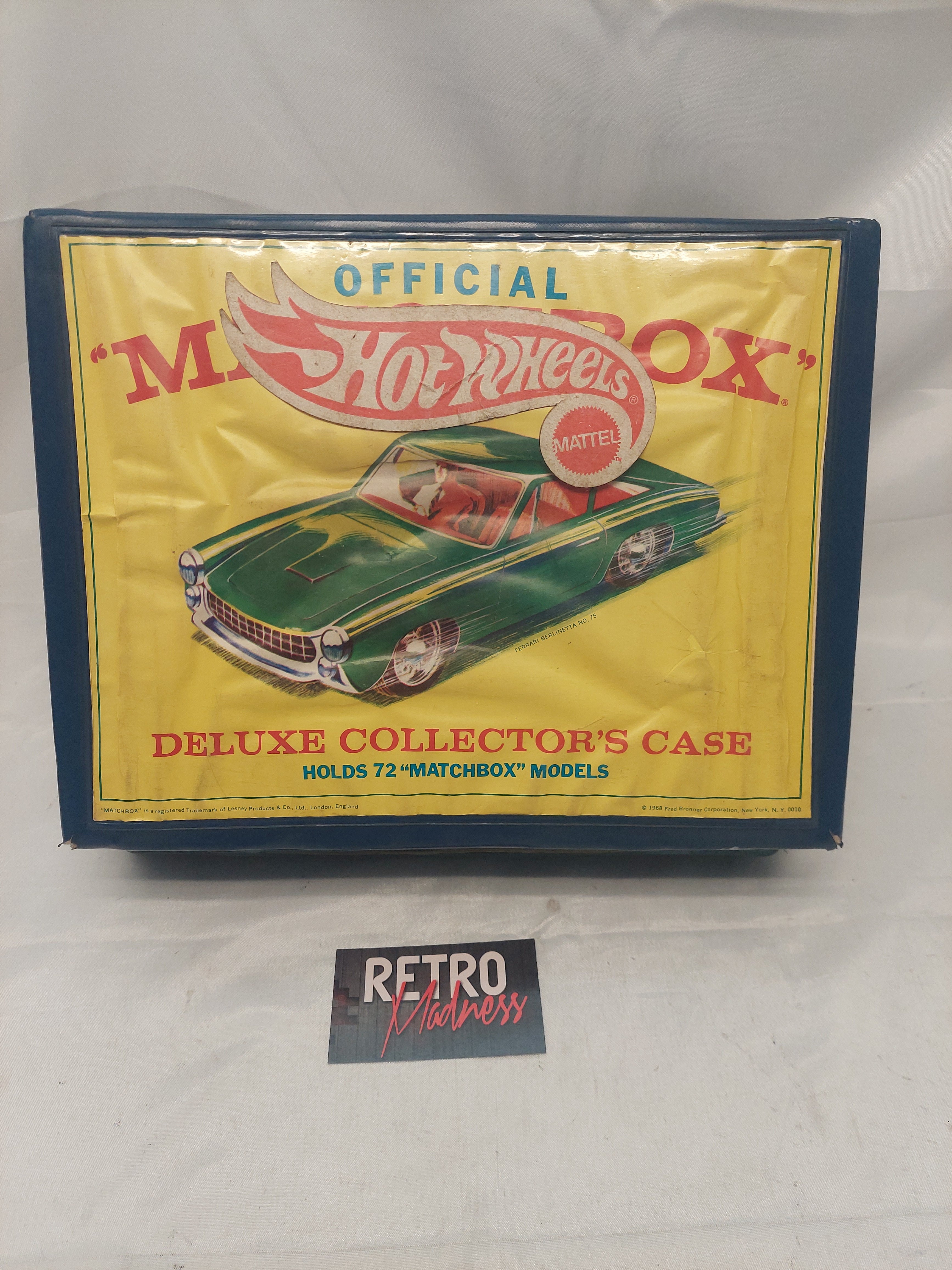 Vintage Official Matchbox Deluxe Collector's Case