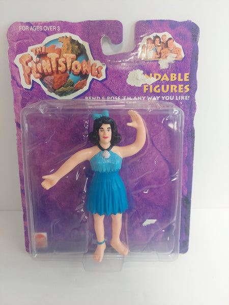 Vintage The Flintstones Betty Rubble Bendable Figure