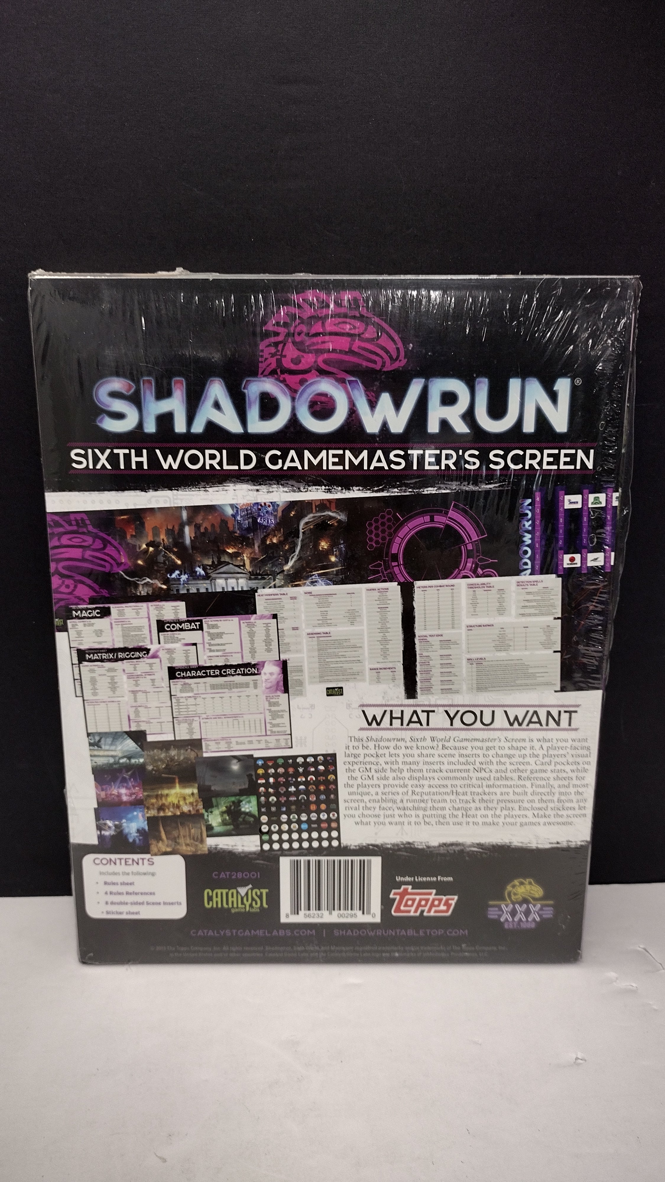 Shadowrun RPG (6th Edition) - Gamemaster Screen. Catalyst Game Labs  New, Sealed