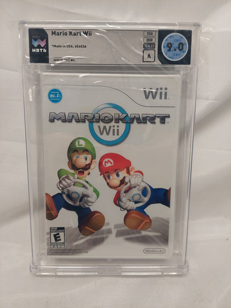 Nintendo Wii Mario Kart Wii Video Game Graded 9.0